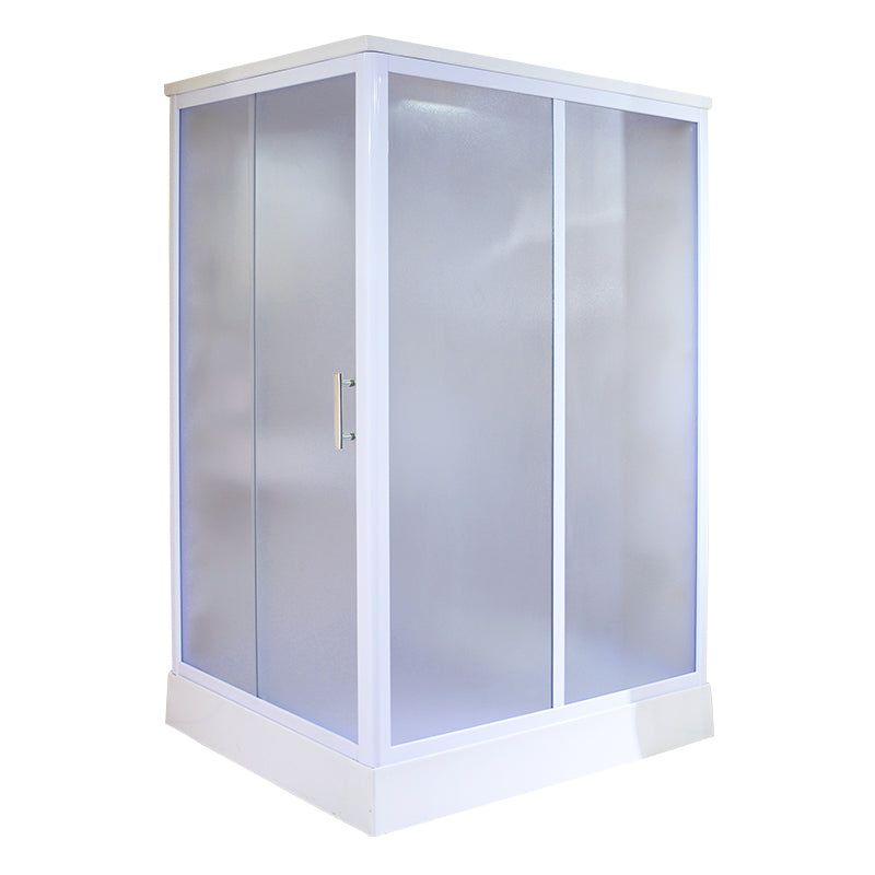 Modern Frosted Shower Stall Rectangle Tempered Shower Stall for Bathroom