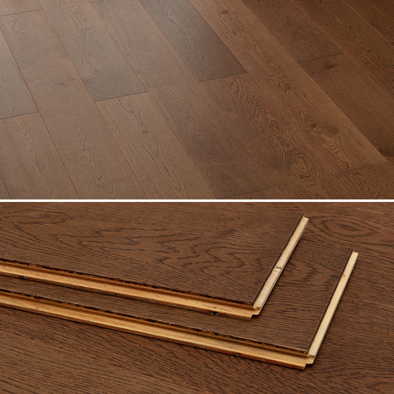 Modern Medium Laminate Flooring Natural Oak Laminate Plank Flooring