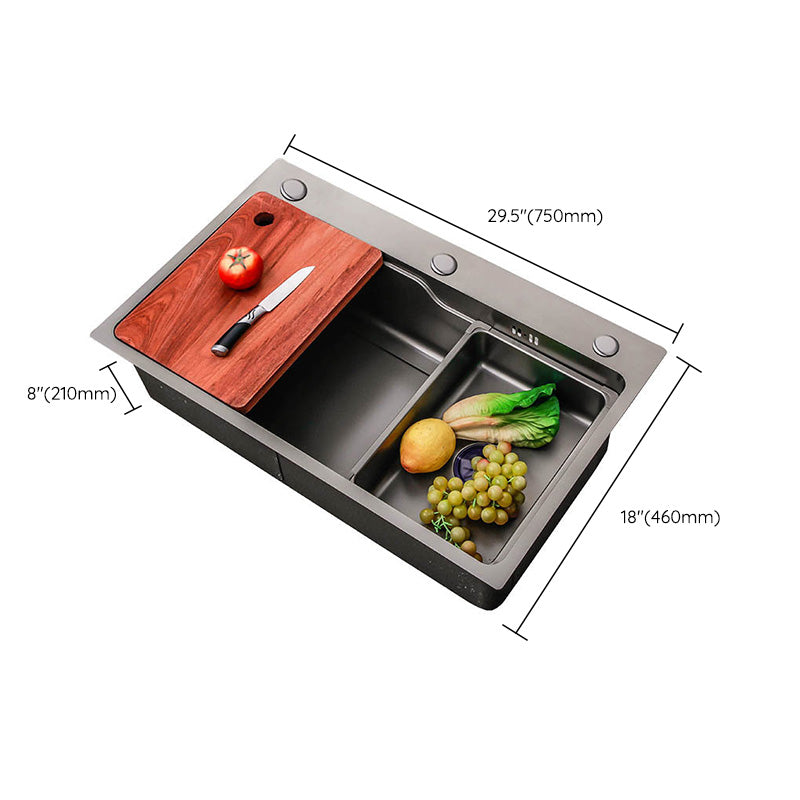 Stainless Steel Kitchen Sink Rectangle Shape Kitchen Sink with Single Bowl