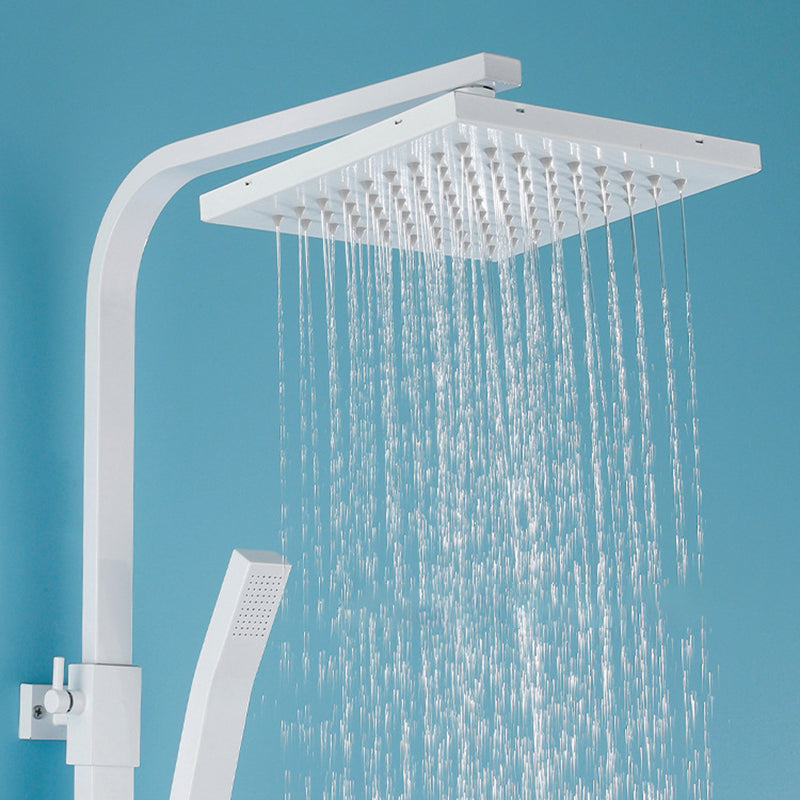 Arm Shower Faucet Wall Mounted Shower  Metal Shower System with Slide Bar