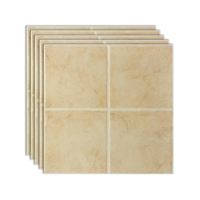 Square Ceramic Matte Straight Edge Singular Tile Vintage Bathroom Floor