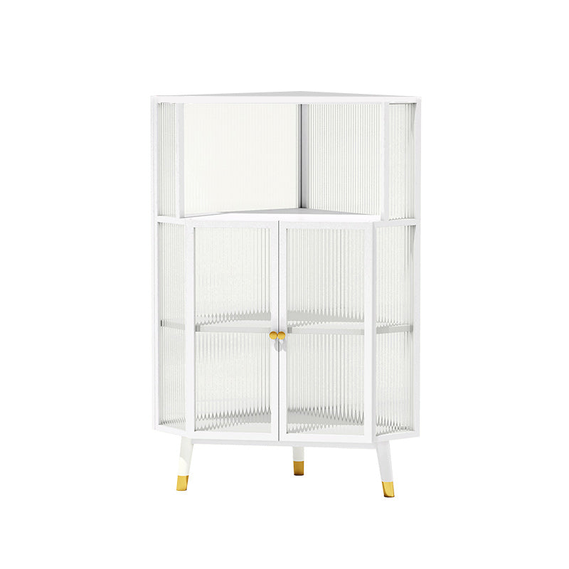 Contemporary China Cabinet Metal Display Cabinet for Dining Room