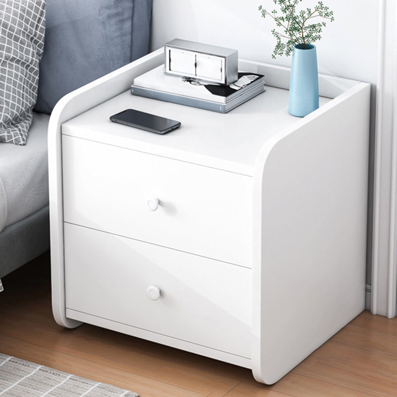 Engineered Wood Bed Nightstand Modern Night Table for Bedroom