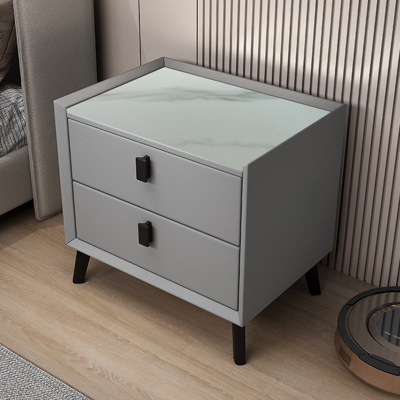 Drawer Storage Night Table Contemporary Bed Nightstand for Bedroom