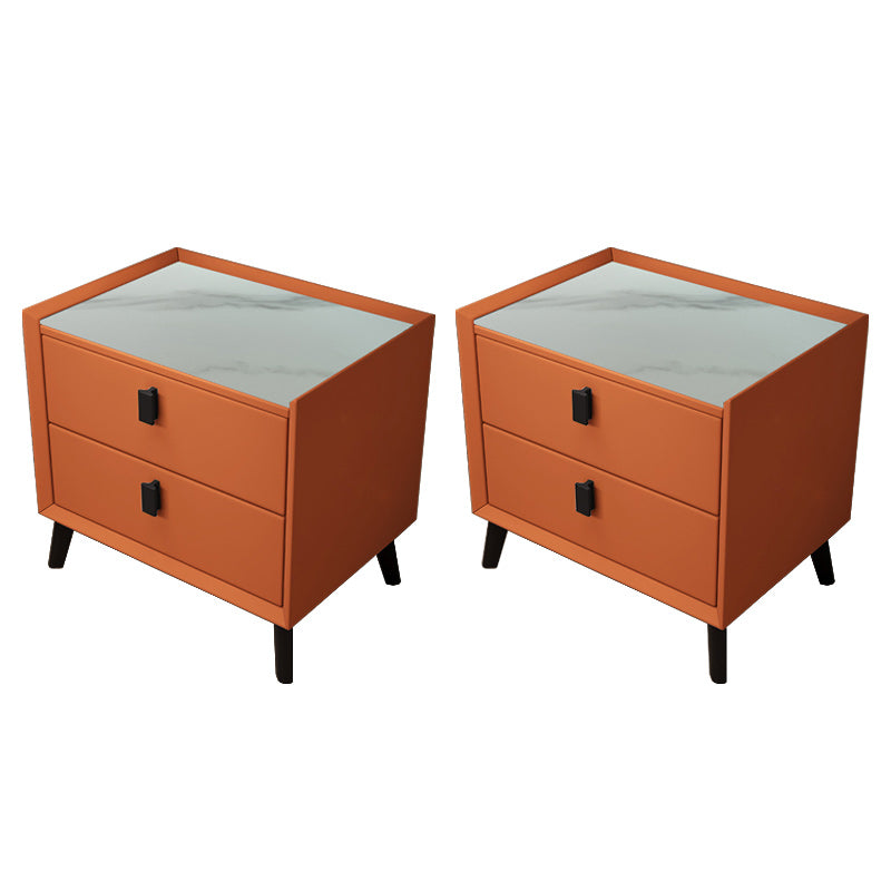 Drawer Storage Night Table Contemporary Bed Nightstand for Bedroom