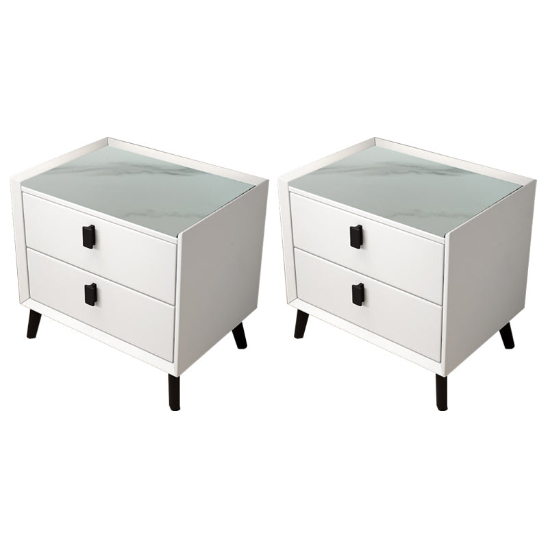 Drawer Storage Night Table Contemporary Bed Nightstand for Bedroom