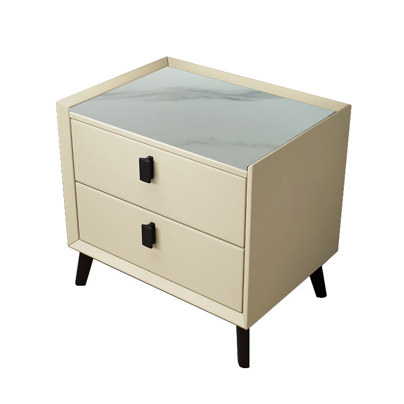 Drawer Storage Night Table Contemporary Bed Nightstand for Bedroom