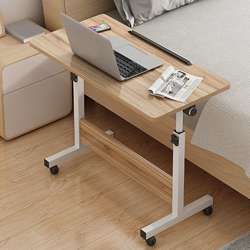 Wooden Writing Desk Folding T-Shape Office Desk for Home and Office