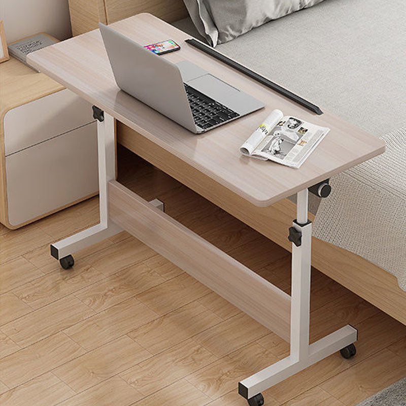 Wooden Writing Desk Folding T-Shape Office Desk for Home and Office