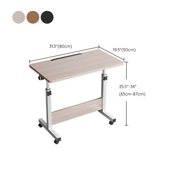 Wooden Writing Desk Folding T-Shape Office Desk for Home and Office