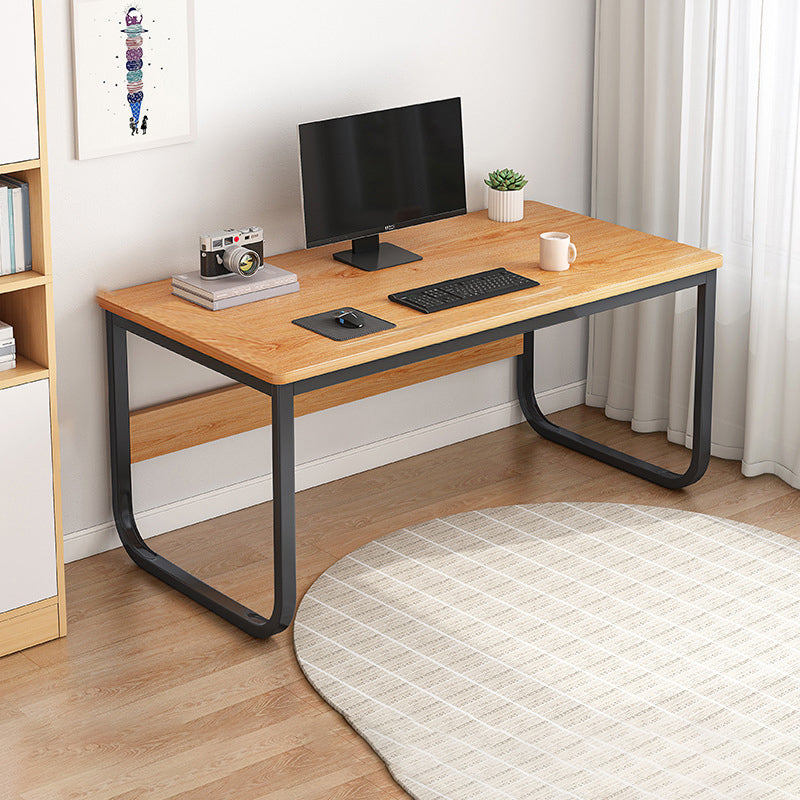 Contemporary Engineered Wood Writing Desk Bedroom Office Desk with Drawers