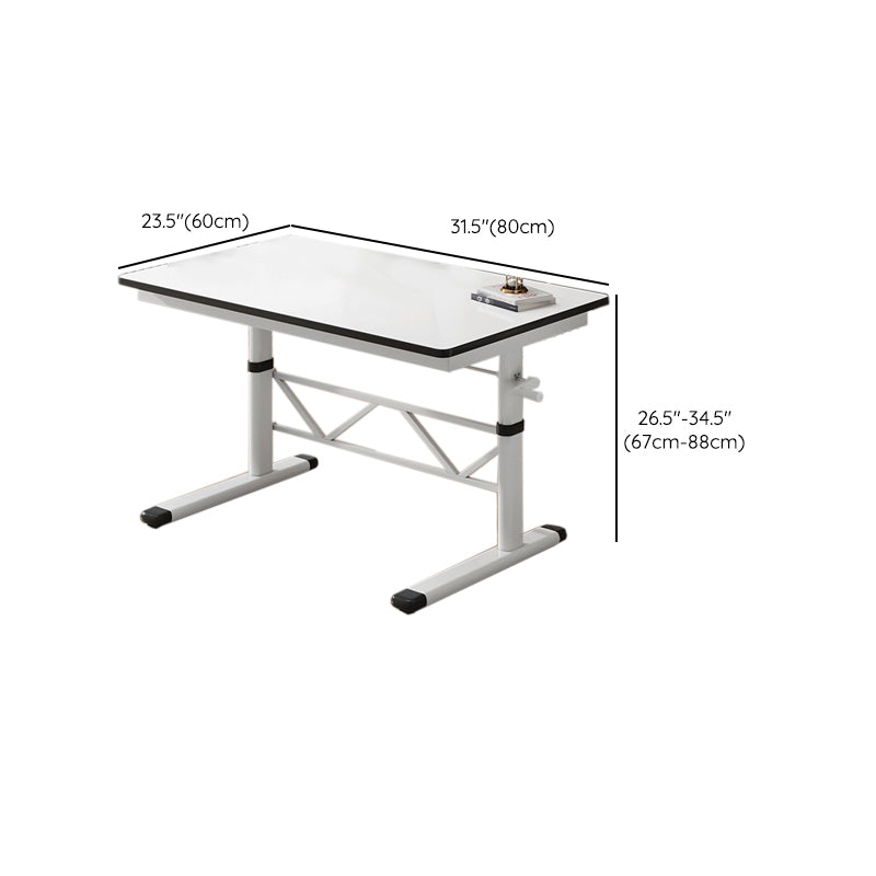 Modern Office Desk Manufactured Wood Adjustable Height Writing Desk