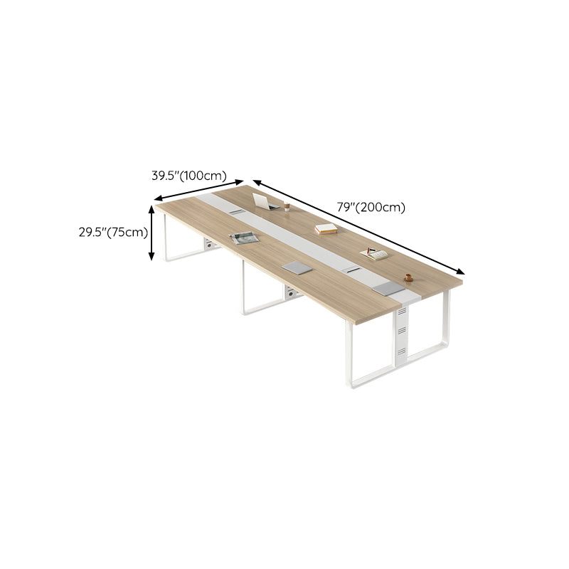 29.25 Inch Height Industrial Office Desk Manufactured Wood Writing Desk