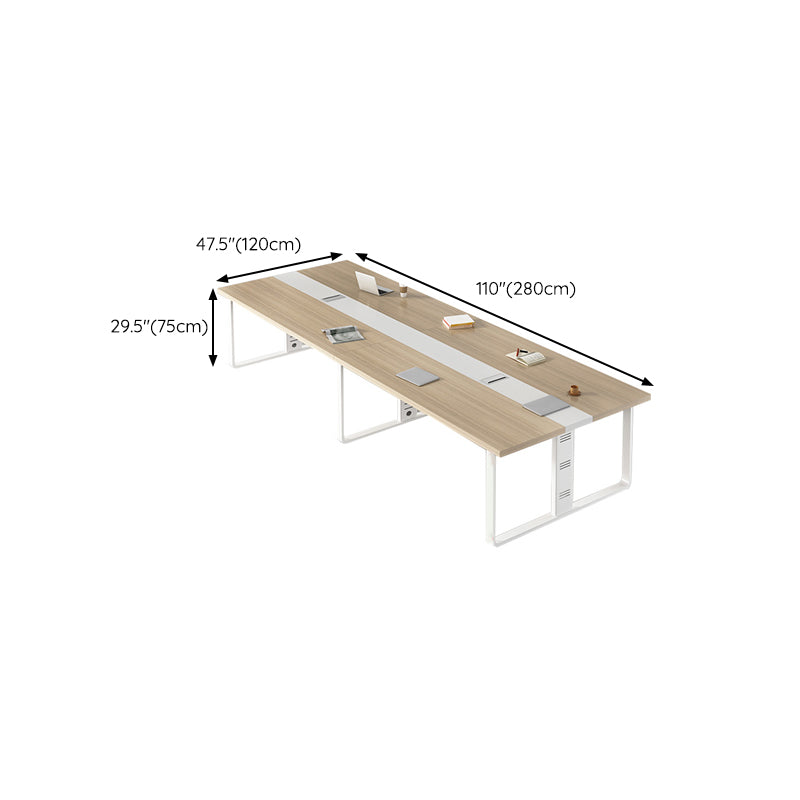 29.25 Inch Height Industrial Office Desk Manufactured Wood Writing Desk