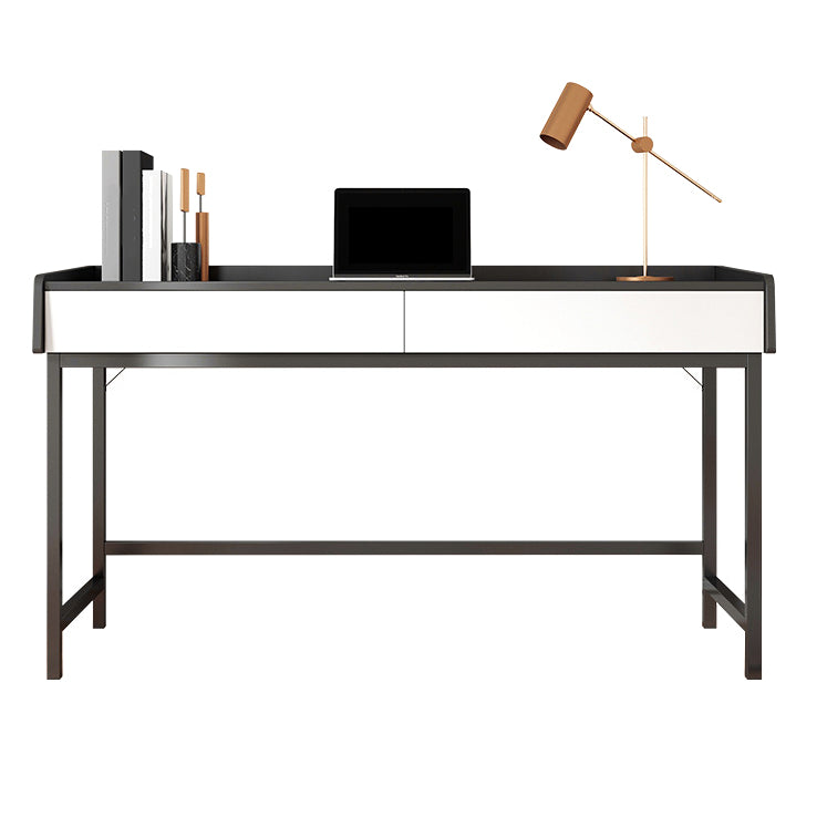 Contemporary Writing Desk Wooden Rectangular Office Desk with Legs