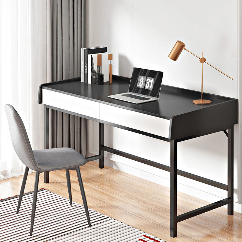 Contemporary Writing Desk Wooden Rectangular Office Desk with Legs