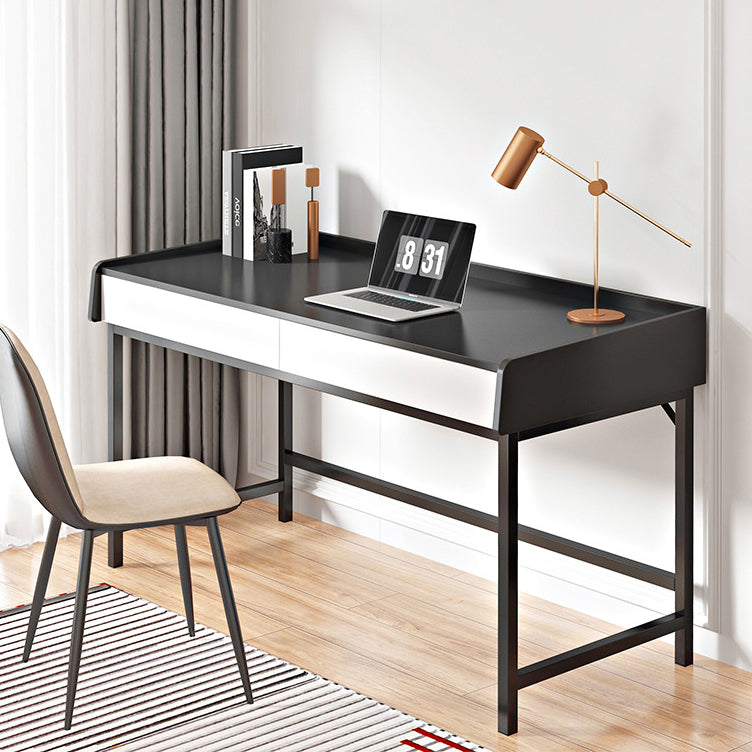 Contemporary Writing Desk Wooden Rectangular Office Desk with Legs