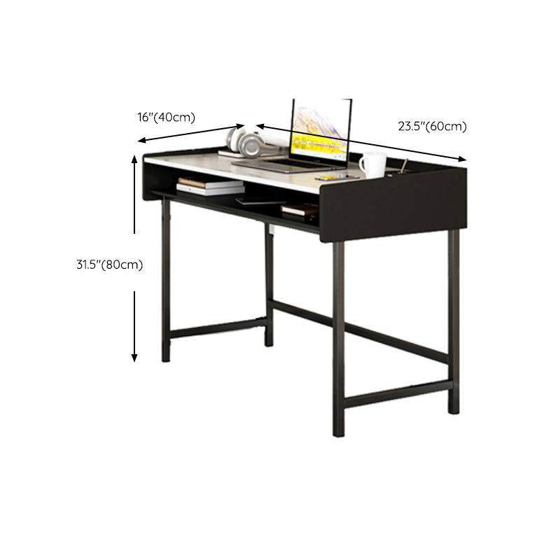 Contemporary Writing Desk Wooden Rectangular Office Desk with Legs