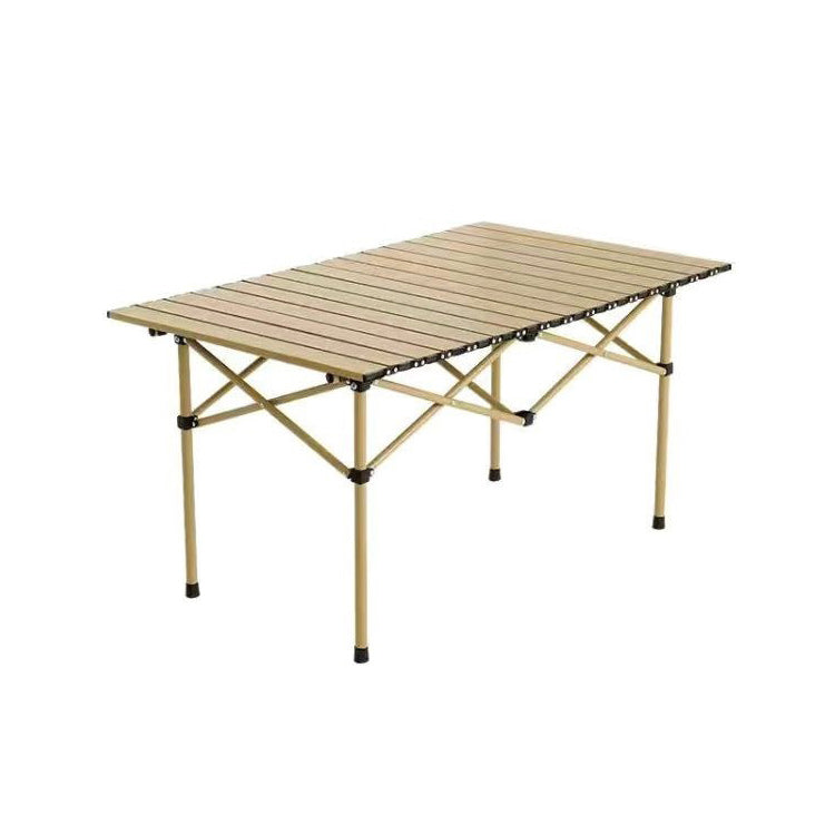 Metal Contemporary Camping Table 19.7" Tall Rectangle Camping Table