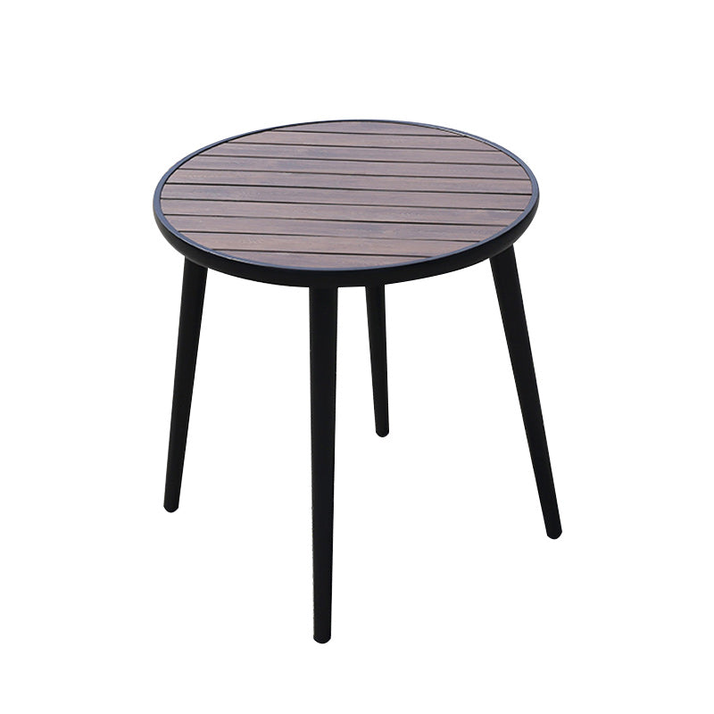 Industrial Dining Table Wood Rust Resistant Table, Water Resistant