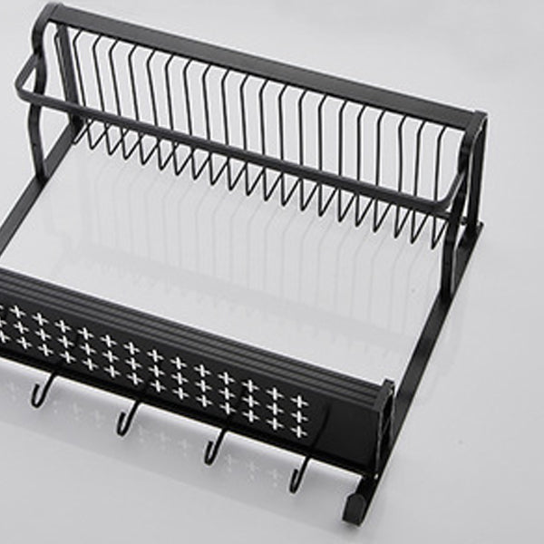 Black / Sliver Bathroom Accessory Aluminum Hardware Set Bath Shelf