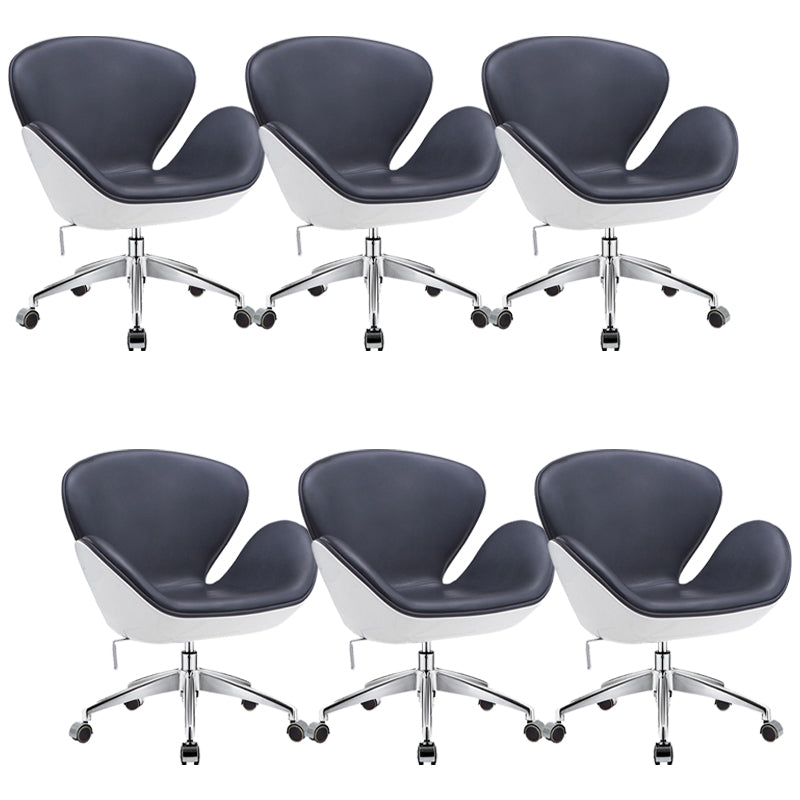 Modern No Arm Conference Chair Mid-Adjustable Chair for Office