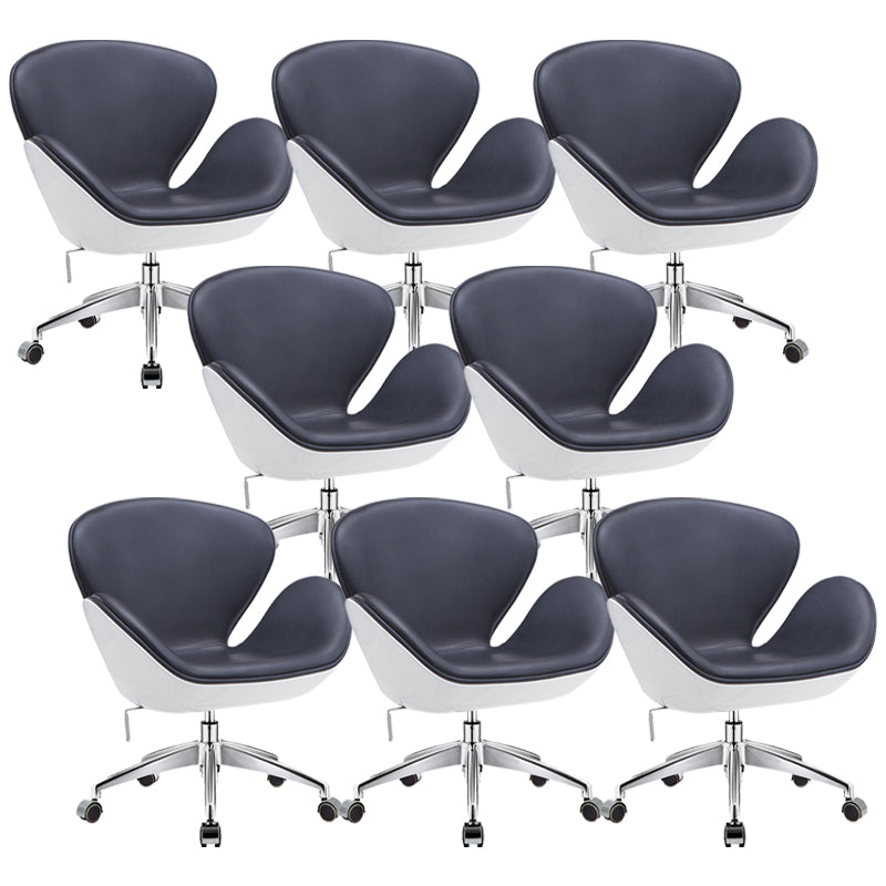 Modern No Arm Conference Chair Mid-Adjustable Chair for Office