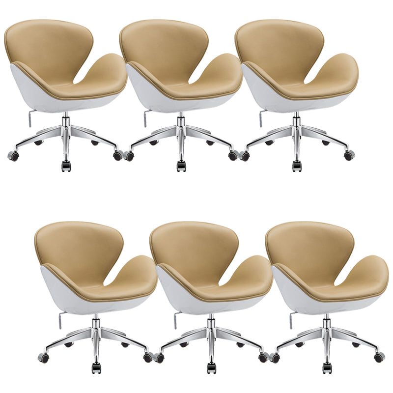 Modern No Arm Conference Chair Mid-Adjustable Chair for Office