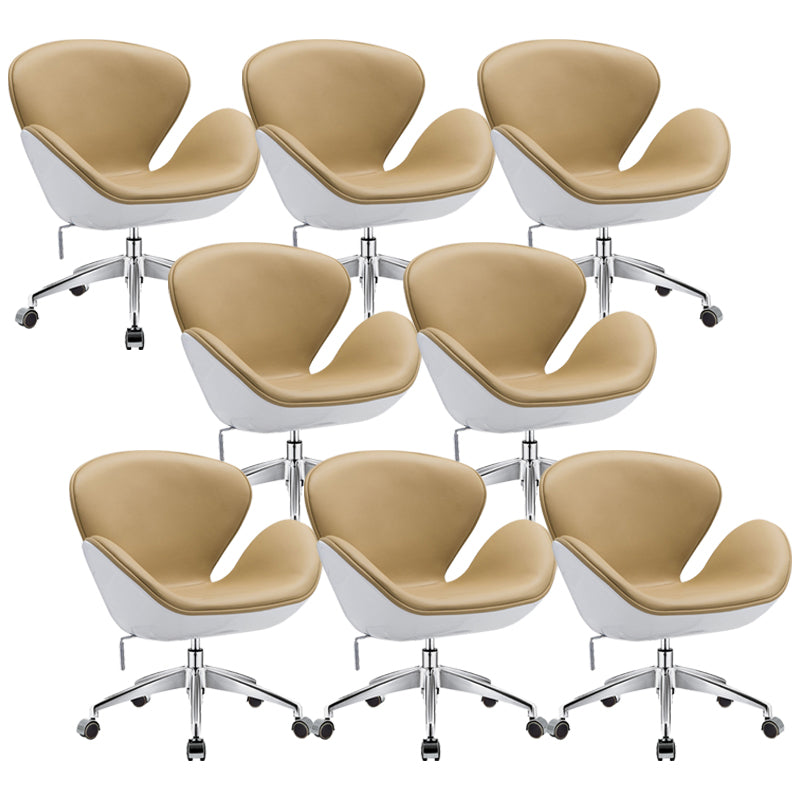 Modern No Arm Conference Chair Mid-Adjustable Chair for Office