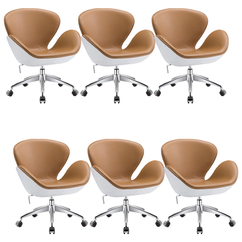 Modern No Arm Conference Chair Mid-Adjustable Chair for Office