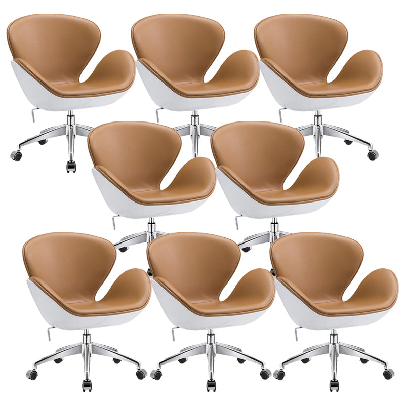 Modern No Arm Conference Chair Mid-Adjustable Chair for Office