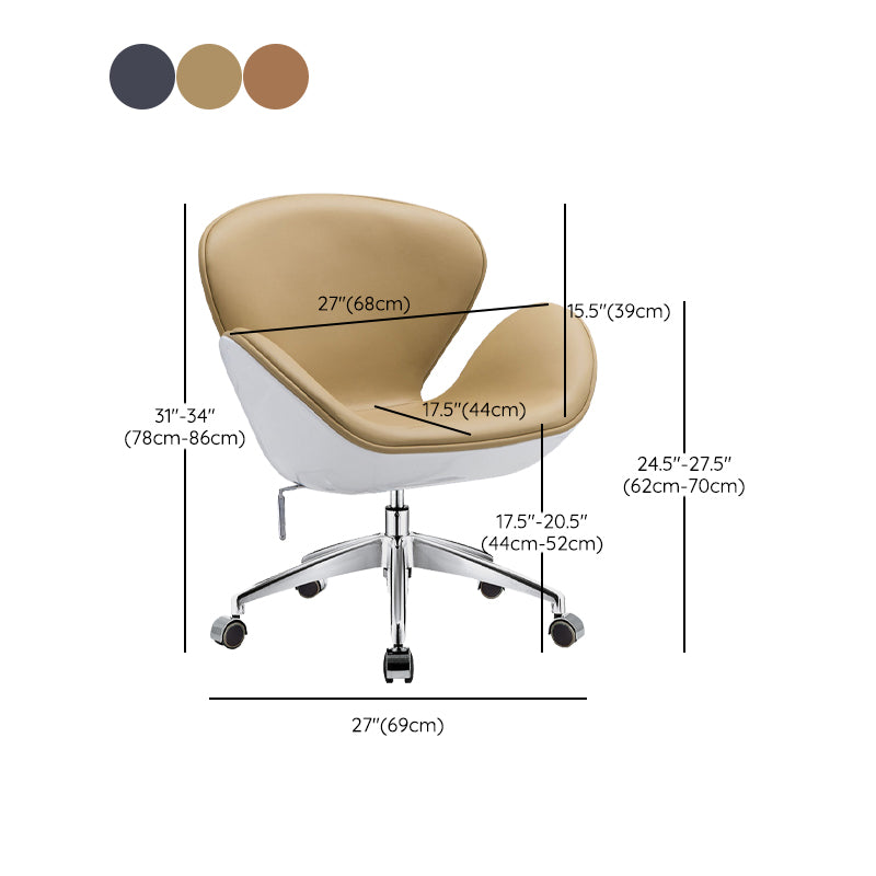 Modern No Arm Conference Chair Mid-Adjustable Chair for Office