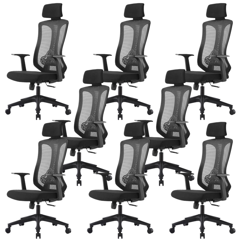 Modern Arms Included Office Chair High-Back Mesh Desk Chair with Wheels