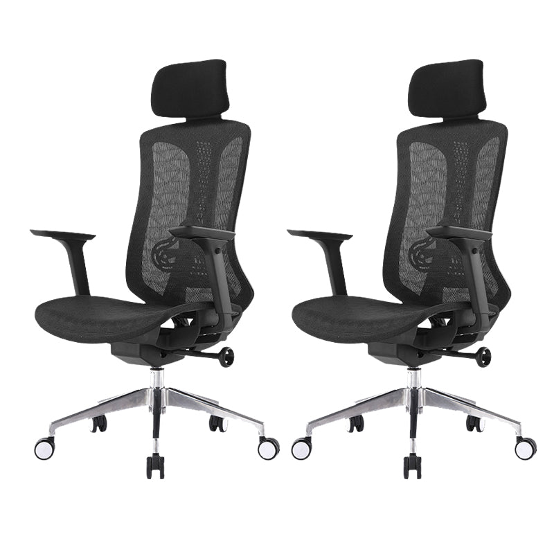 Modern Arms Included Office Chair High-Back Mesh Desk Chair with Wheels