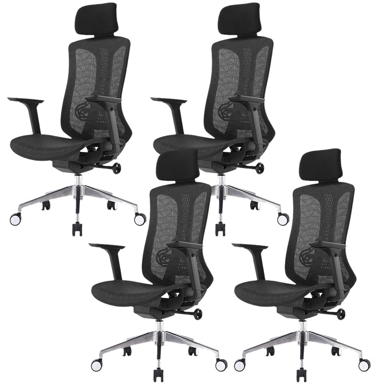 Modern Arms Included Office Chair High-Back Mesh Desk Chair with Wheels