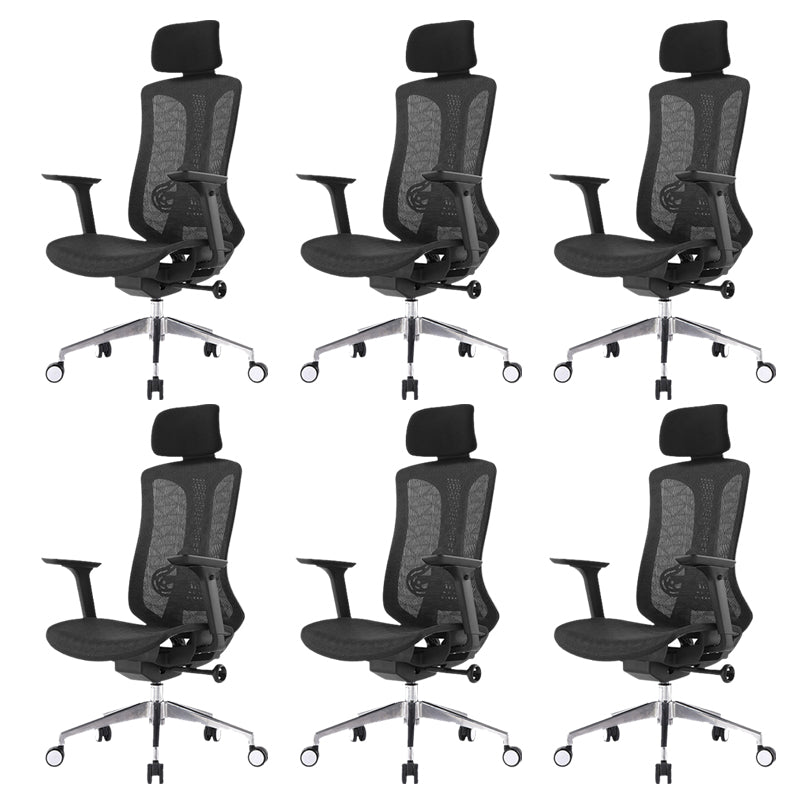 Modern Arms Included Office Chair High-Back Mesh Desk Chair with Wheels