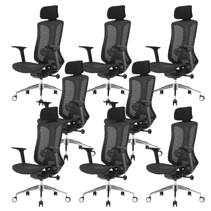 Modern Arms Included Office Chair High-Back Mesh Desk Chair with Wheels