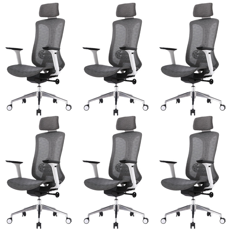 Modern Arms Included Office Chair High-Back Mesh Desk Chair with Wheels