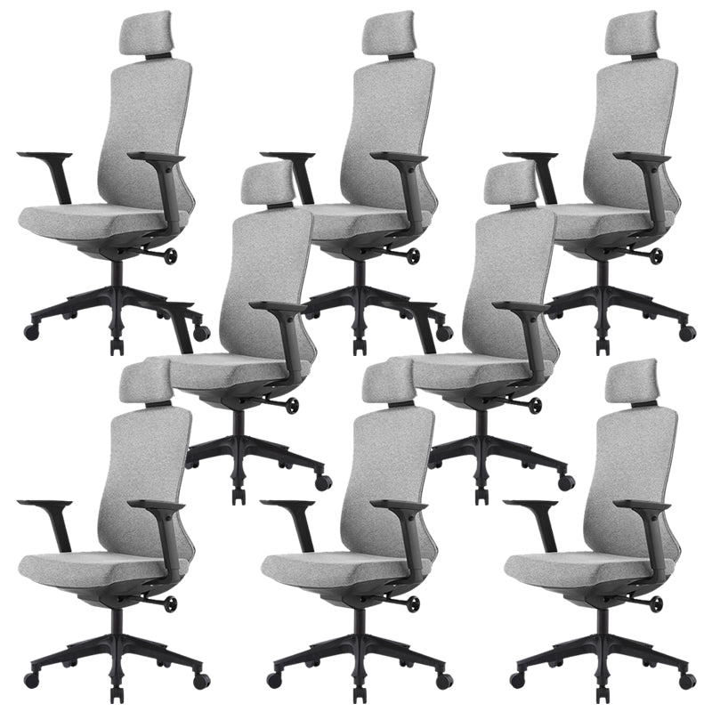 Modern Arms Included Office Chair High-Back Mesh Desk Chair with Wheels