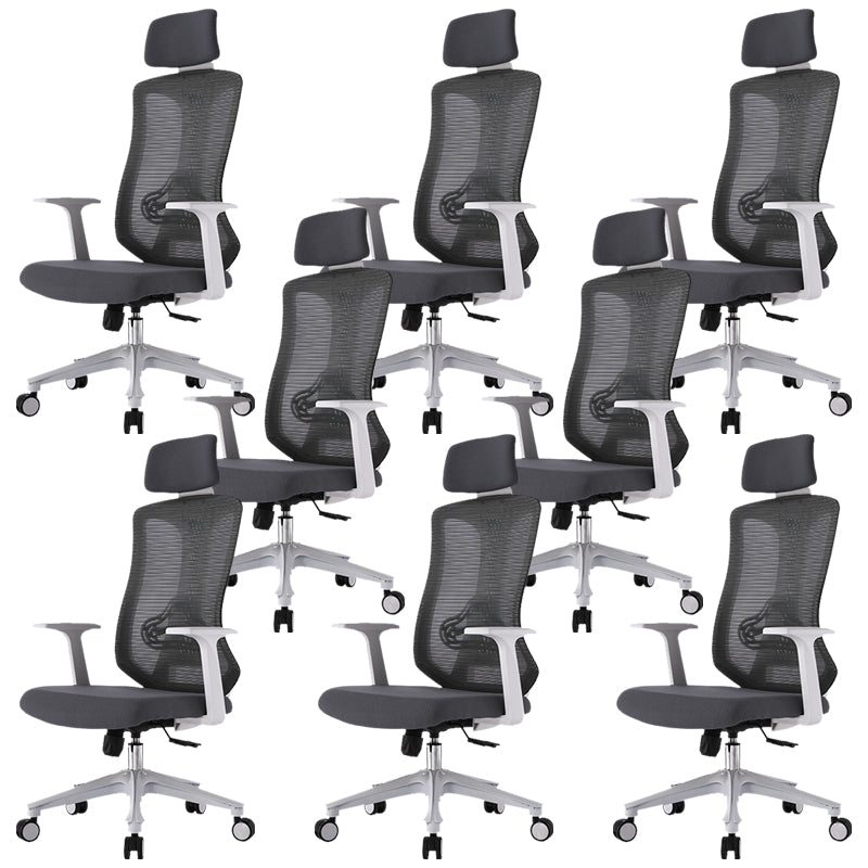 Modern Arms Included Office Chair High-Back Mesh Desk Chair with Wheels