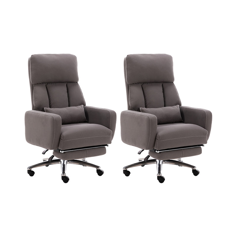 Modern No Arm Executive Chair Footrest Included Managers Chair for Office