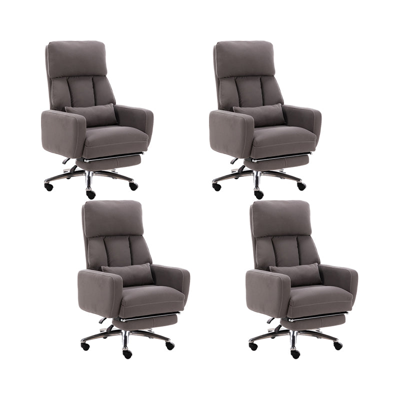 Modern No Arm Executive Chair Footrest Included Managers Chair for Office