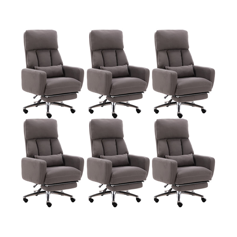 Modern No Arm Executive Chair Footrest Included Managers Chair for Office