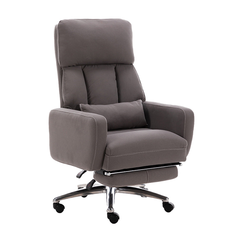 Modern No Arm Executive Chair Footrest Included Managers Chair for Office