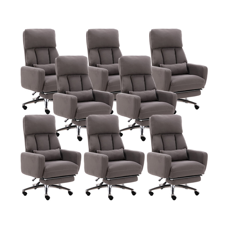 Modern No Arm Executive Chair Footrest Included Managers Chair for Office