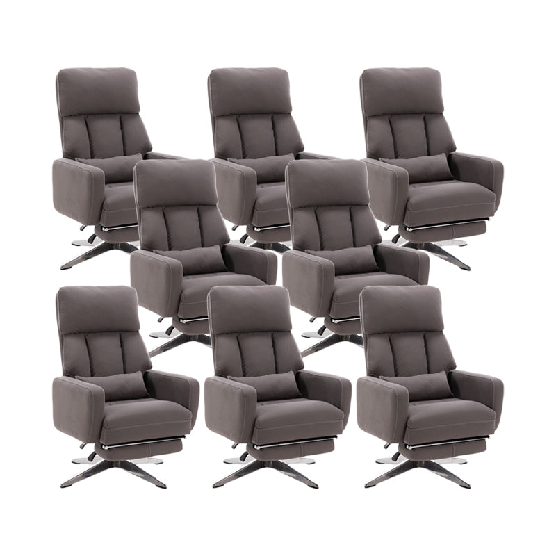 Modern No Arm Executive Chair Footrest Included Managers Chair for Office