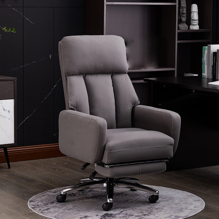 Modern No Arm Executive Chair Footrest Included Managers Chair for Office