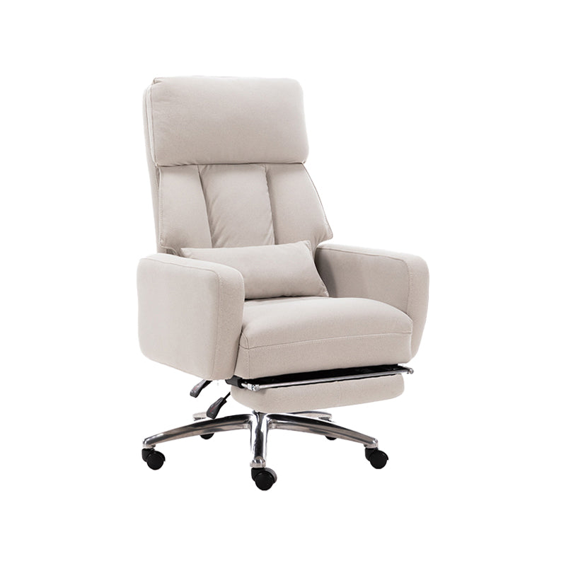 Modern No Arm Executive Chair Footrest Included Managers Chair for Office