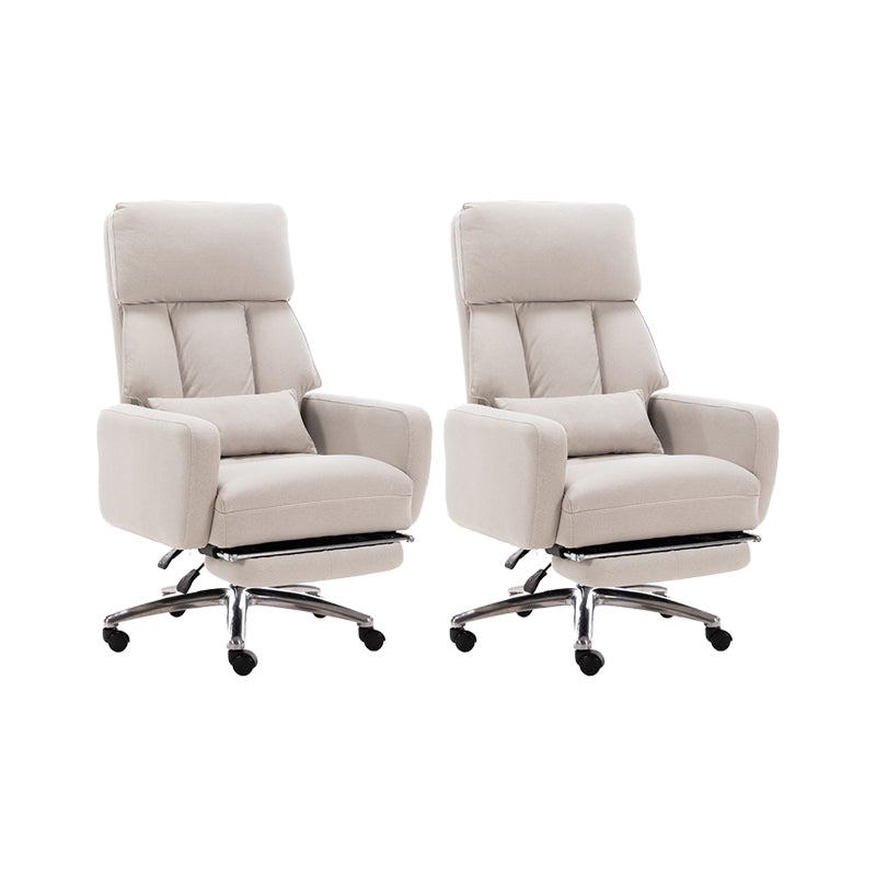 Modern No Arm Executive Chair Footrest Included Managers Chair for Office