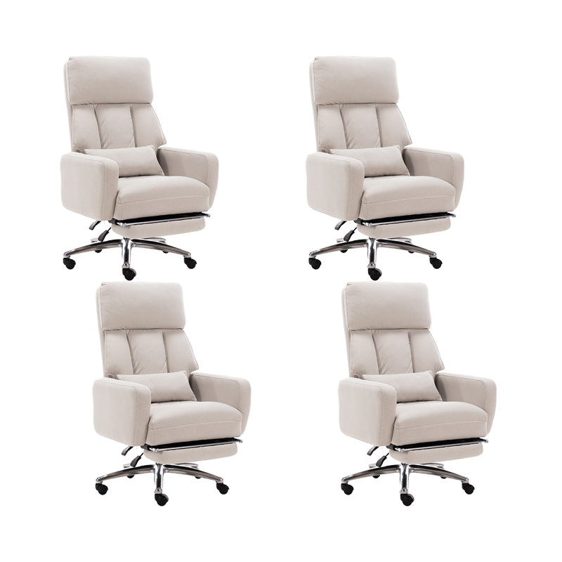 Modern No Arm Executive Chair Footrest Included Managers Chair for Office